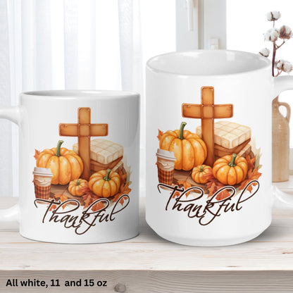 Christian Gifts, Christian Mugs, Thanksgiving Mug, Holiday Mug - Zehnaria - MORE HOLIDAYS & SEASONS - Mugs