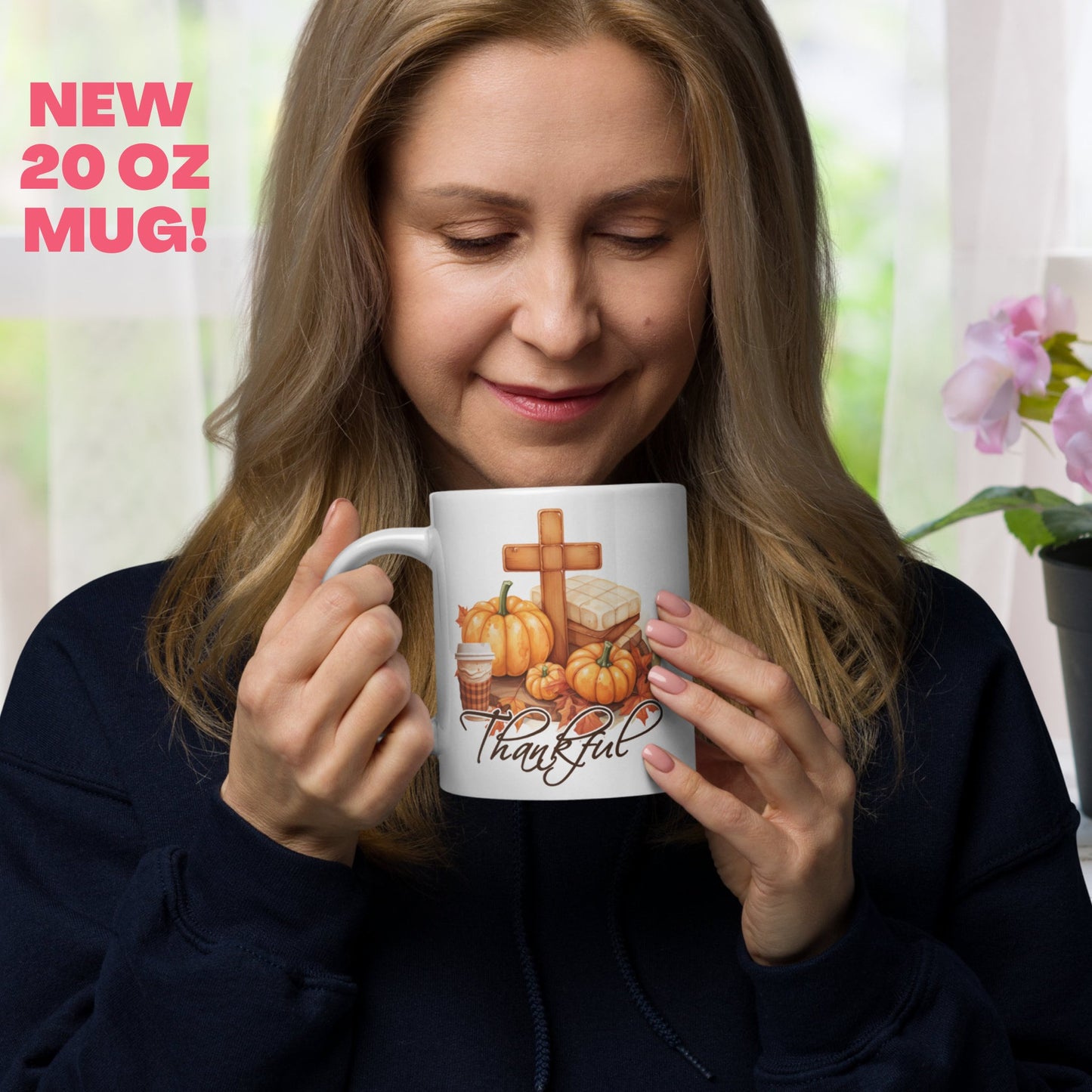 Christian Gifts, Christian Mugs, Thanksgiving Mug, Holiday Mug - Zehnaria - MORE HOLIDAYS & SEASONS - Mugs