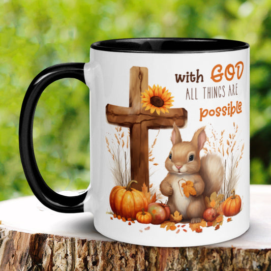 Christian Gifts, Christian Mugs, Thanksgiving Mug, Holiday Mug - Zehnaria - MORE HOLIDAYS & SEASONS - Mugs