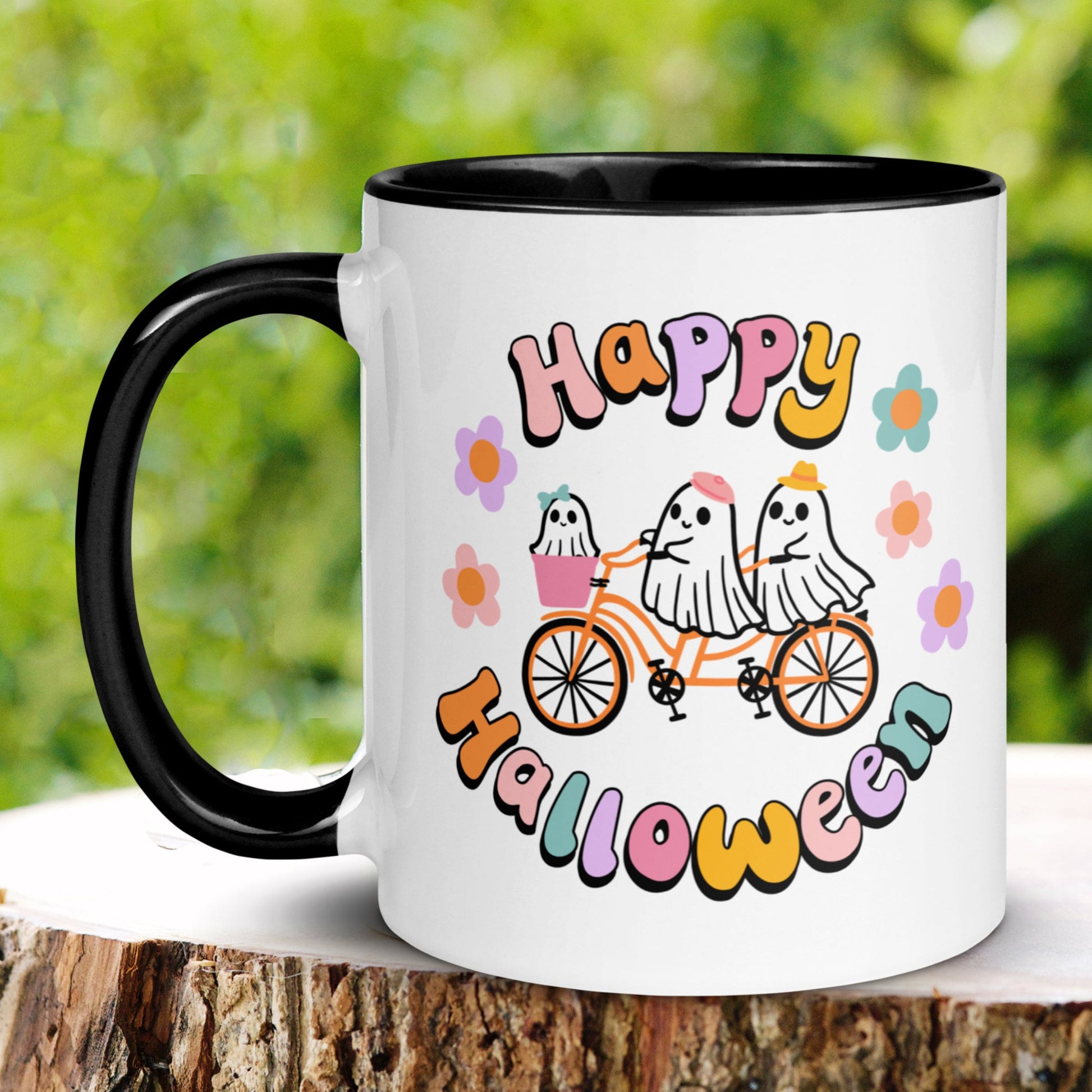 Halloween Mug, Ghost Mug, Fall Mug, Halloween Gift - Zehnaria - HALLOWEEN - Mugs