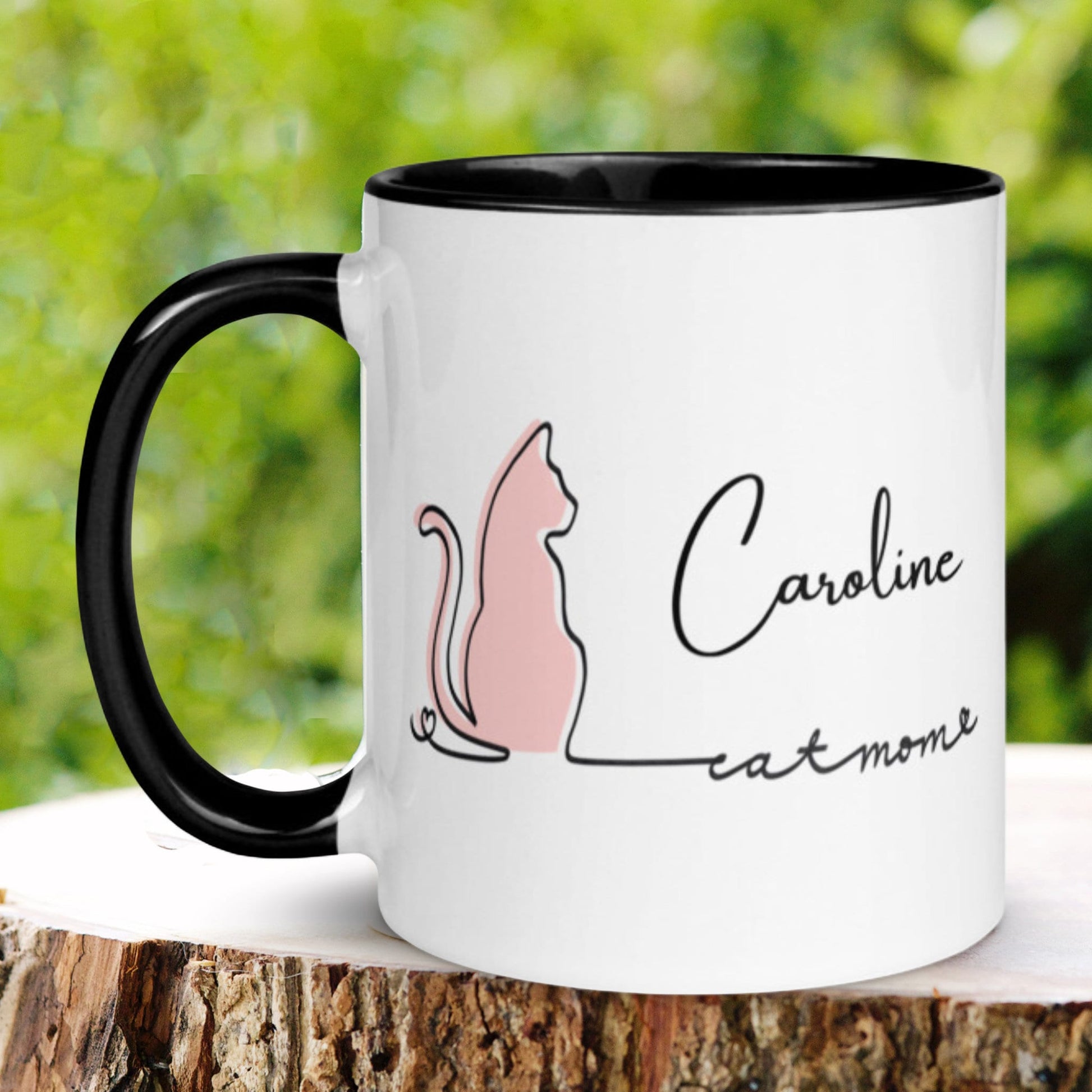 Cat Mom Mug, Custom Cat Mug, Mug for Cat Lover, Personalized Cat Mom - Zehnaria - PETS & ANIMALS - Mugs