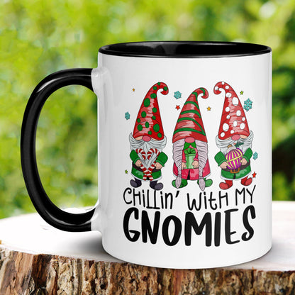 Christmas Gifts, Christmas Mug, Garden Gnome, Christmas Gnomes - Zehnaria - WINTER HOLIDAY - Mugs