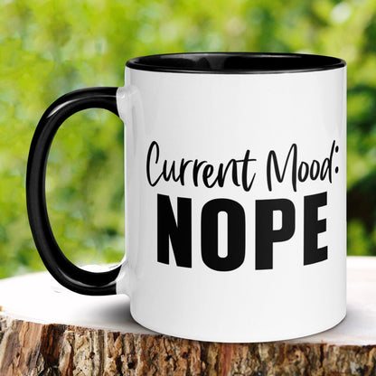 Funny Mugs, Funny Coffee Mug, Nope Mug, Sarcastic Mug - Zehnaria - FUNNY HUMOR - Mugs