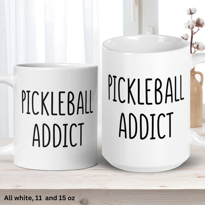 Pickleball Gifts, Pickleball Mug, Pickleball Addict, Pickleball Lover - Zehnaria - HOBBIES & TRAVEL - Mugs