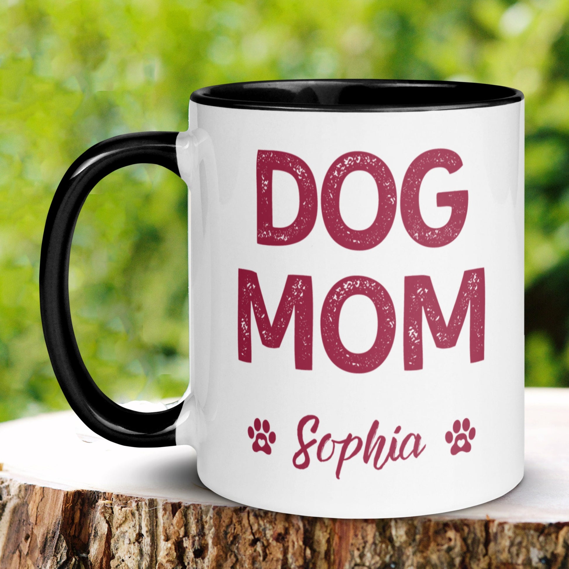 Personalized Dog Mom Gift Mug, Gift for Dog Lover Gift, Dog Mom Mug, Custom Dog Mug - Zehnaria - PETS & ANIMALS - Mugs