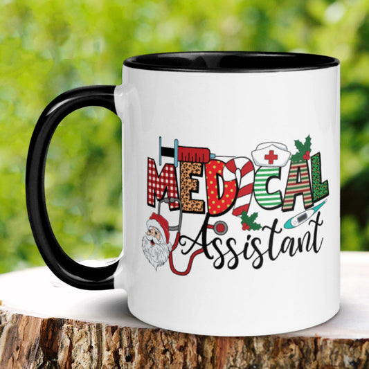 Medical Assistant Mug, Christmas Medical Assistant Mug, Holiday Medical Assistant Mug, Medical Assistant Mug - Zehnaria - WINTER HOLIDAY - Mugs