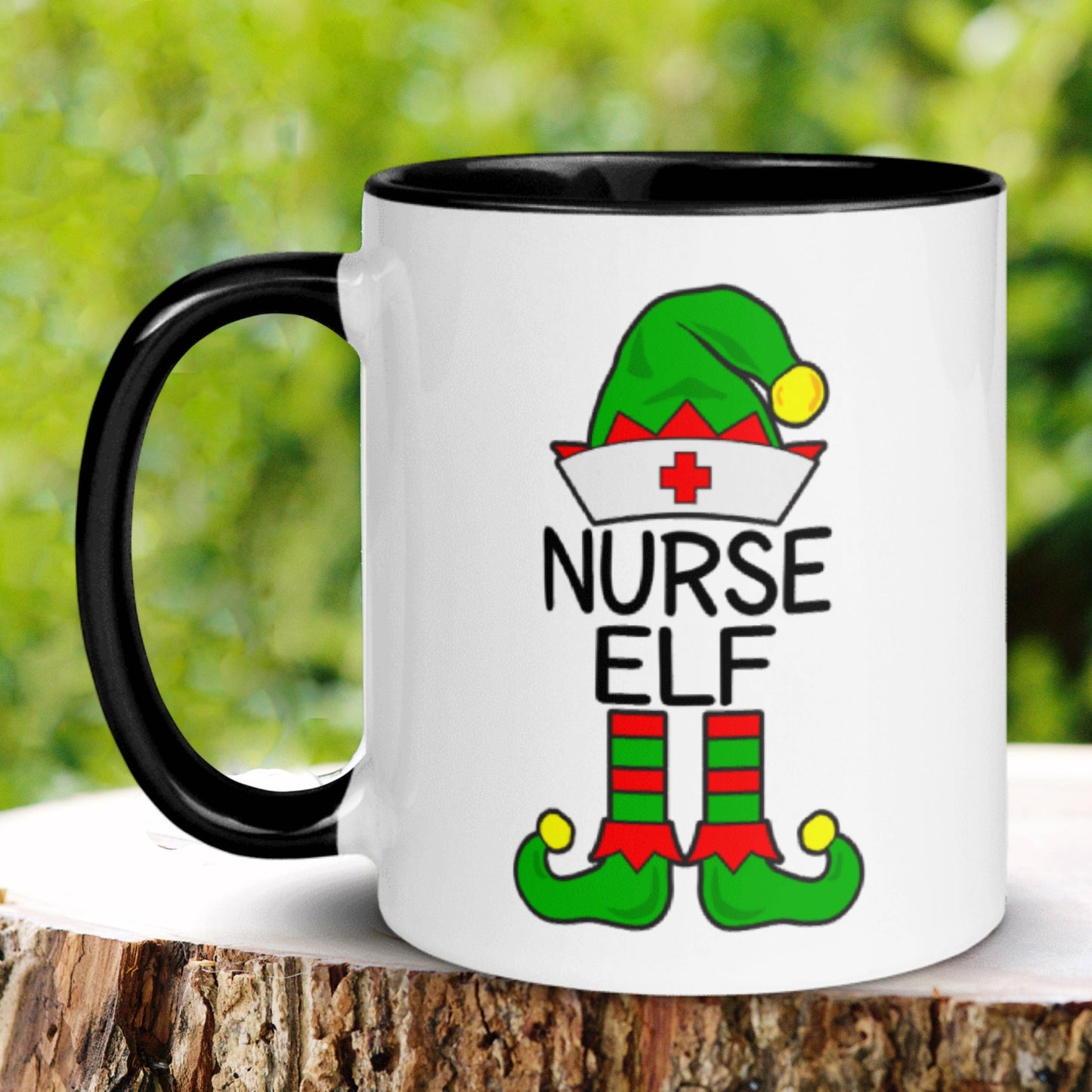 Nurse Gift, Christmas Gifts, Nurse Christmas Mug, Elf Mug - Zehnaria - WINTER HOLIDAY - Mugs