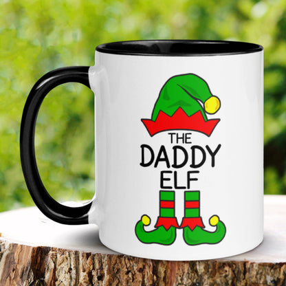 Christmas Mug, Daddy Elf, Elf Mug, Dad Mug - Zehnaria - WINTER HOLIDAY - Mugs