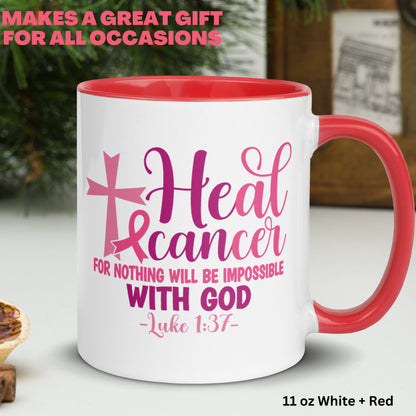 Cancer Mug, Breast Cancer, Cancer Survivor Gift, Breast Cancer Gifts - Zehnaria - INSPIRE & MOTIVE - Mugs