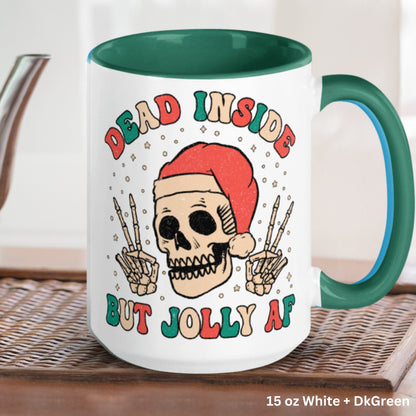 Funny Christmas Mug, Christmas Gifts, Christmas Tree Mug, Christmas Skeleton Mug - Zehnaria - WINTER HOLIDAY - Mugs