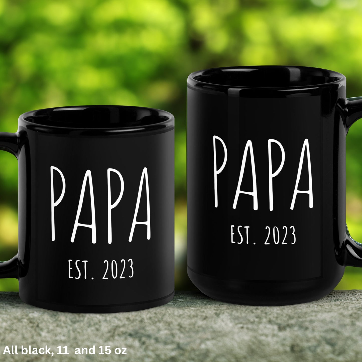 Papa Mug, Personalized Mug, Papa Gifts, Name Mug - Zehnaria - FAMILY & FRIENDS - Mugs