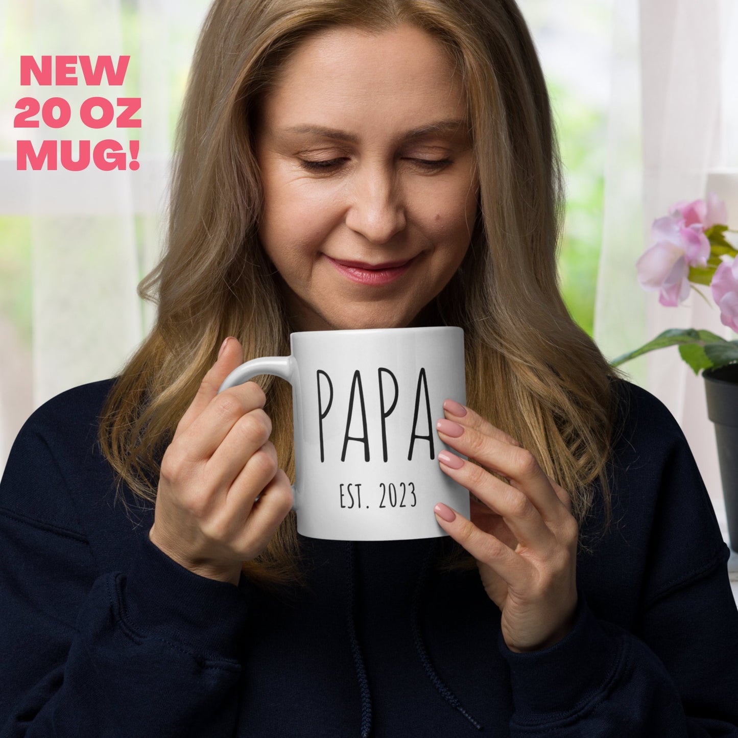 Papa Mug, Personalized Mug, Papa Gifts, Name Mug - Zehnaria - FAMILY & FRIENDS - Mugs