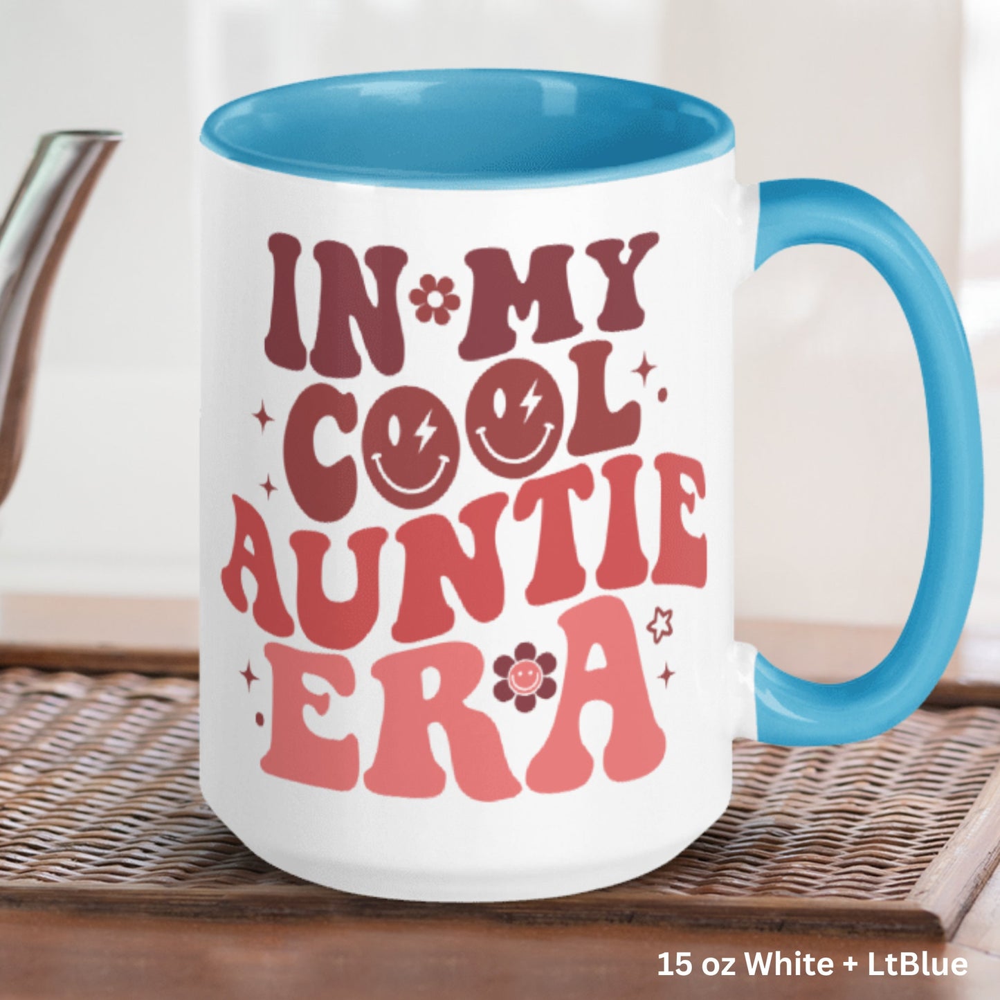 Cool Aunt Mug, Aunt Gift, Gifts For Aunt, In my Era - Zehnaria - FAMILY & FRIENDS - Mugs