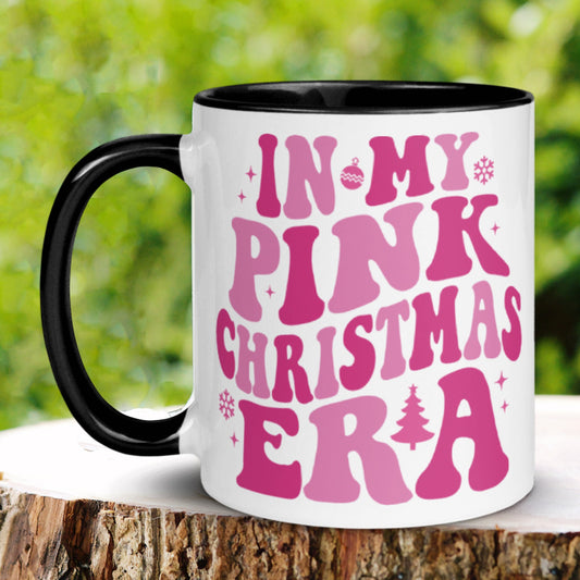 Christmas Gifts, Christmas Mug, In My Pink Christmas Era, In My Era - Zehnaria - WINTER HOLIDAY - Mugs