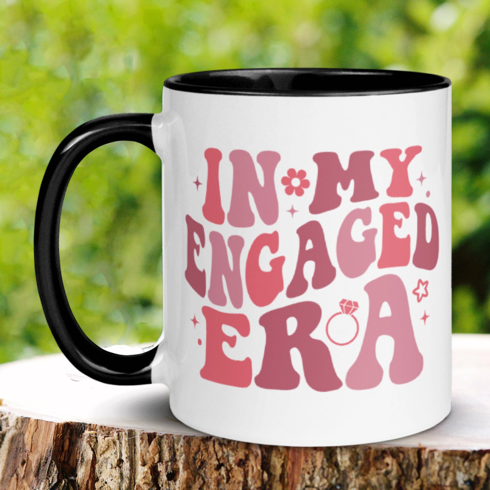 In My Engaged Era, Bride To Be Gift, Future Mrs, Engagement Mug - Zehnaria - FUNNY HUMOR - Mugs