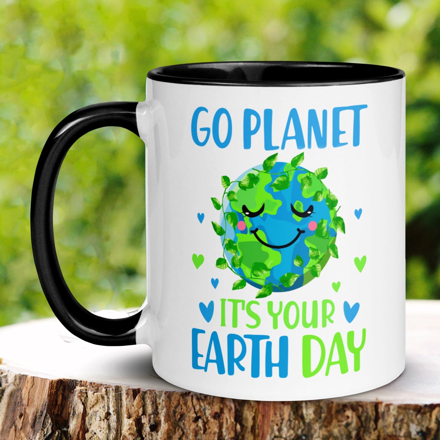 Earth Day Mug, Earth Mug, Go Planet Its Your Earth Day, Mother Earth Coffee Mug - Zehnaria - MORE HOLIDAYS & SEASONS - Mugs