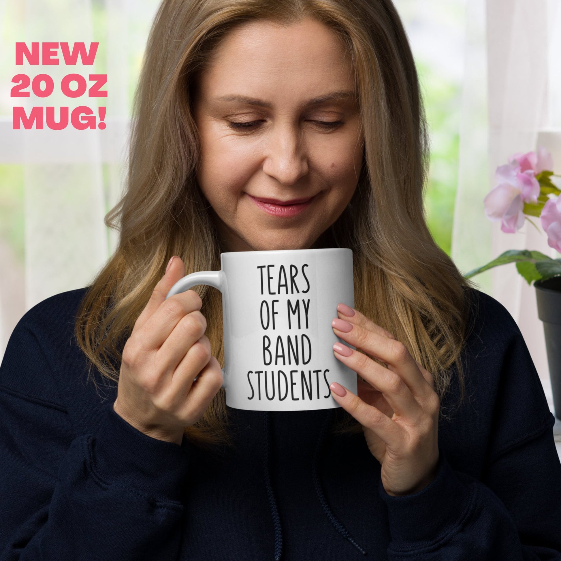 Music Teacher Gifts, 15 oz 11 oz, Band Teacher Mug, Tears of My Band Students - Zehnaria - CAREER & EDUCATION - Mugs