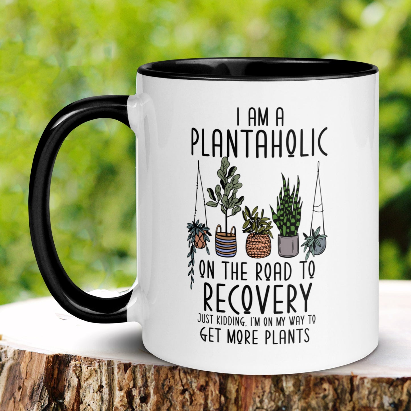 I'm A Plantaholic On The Road To Recovery, Plant Coffee Mug, Gardening Gifts, Plant Lover Gift - Zehnaria - HOBBIES & TRAVEL - Mugs