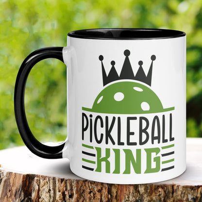 Pickleball Mug King, Pickleball Player Mug, Hobby Mug, Pickleball Lover Mug - Zehnaria - HOBBIES & TRAVEL - Mugs