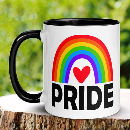 Pride Mug, LGBTQ Mug, Rainbow Mug, Gay Pride Coffee Mug - Zehnaria - FAMILY & FRIENDS - Mugs