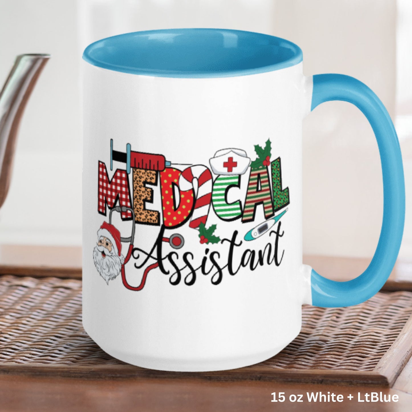 Medical Assistant Mug, Christmas Medical Assistant Mug, Holiday Medical Assistant Mug, Medical Assistant Mug - Zehnaria - WINTER HOLIDAY - Mugs