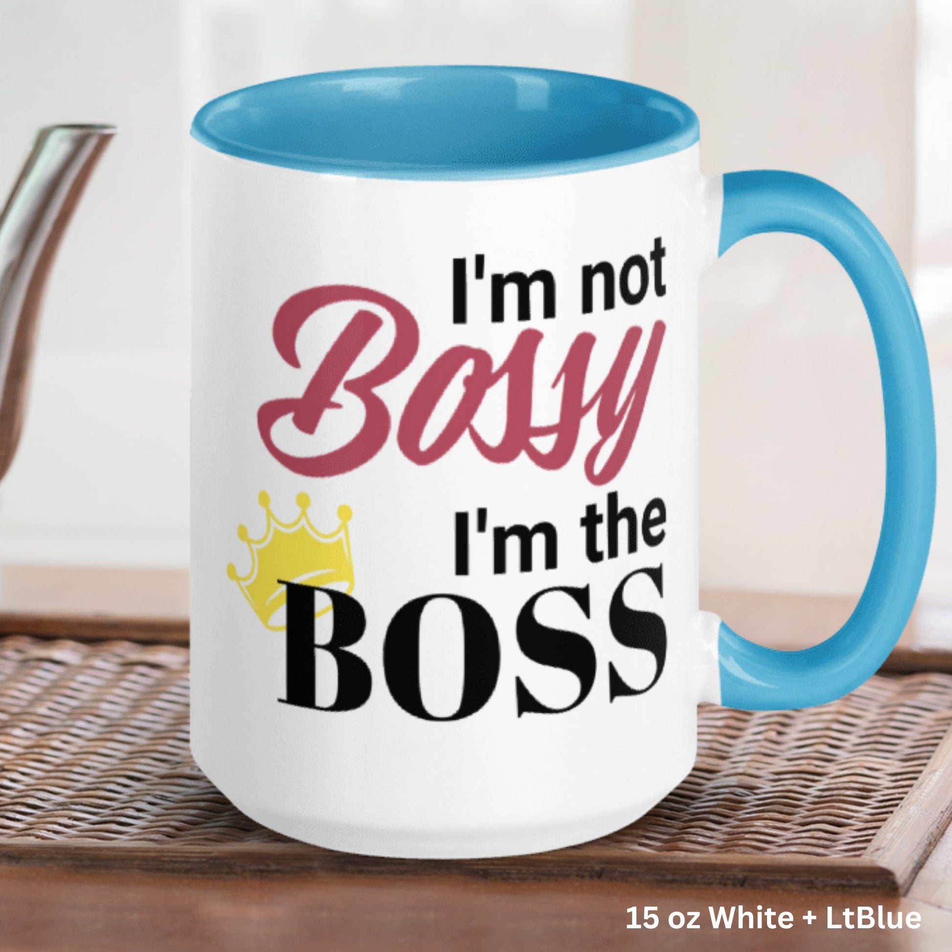 Boss Mug, Girl Boss Mug, I'm Not Bossy Mug, I'm the Boss Mug - Zehnaria - OFFICE & WORK - Mugs