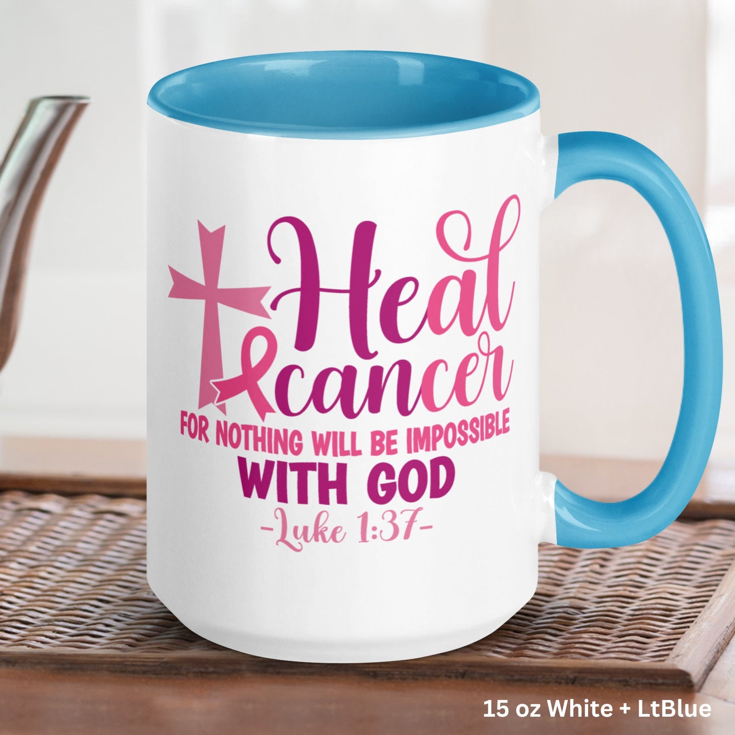 Cancer Mug, Breast Cancer, Cancer Survivor Gift, Breast Cancer Gifts - Zehnaria - INSPIRE & MOTIVE - Mugs