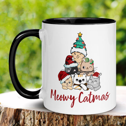 Christmas Gifts, Cat Mug, Christmas Mug, Cat Mom - Zehnaria - WINTER HOLIDAY - Mugs