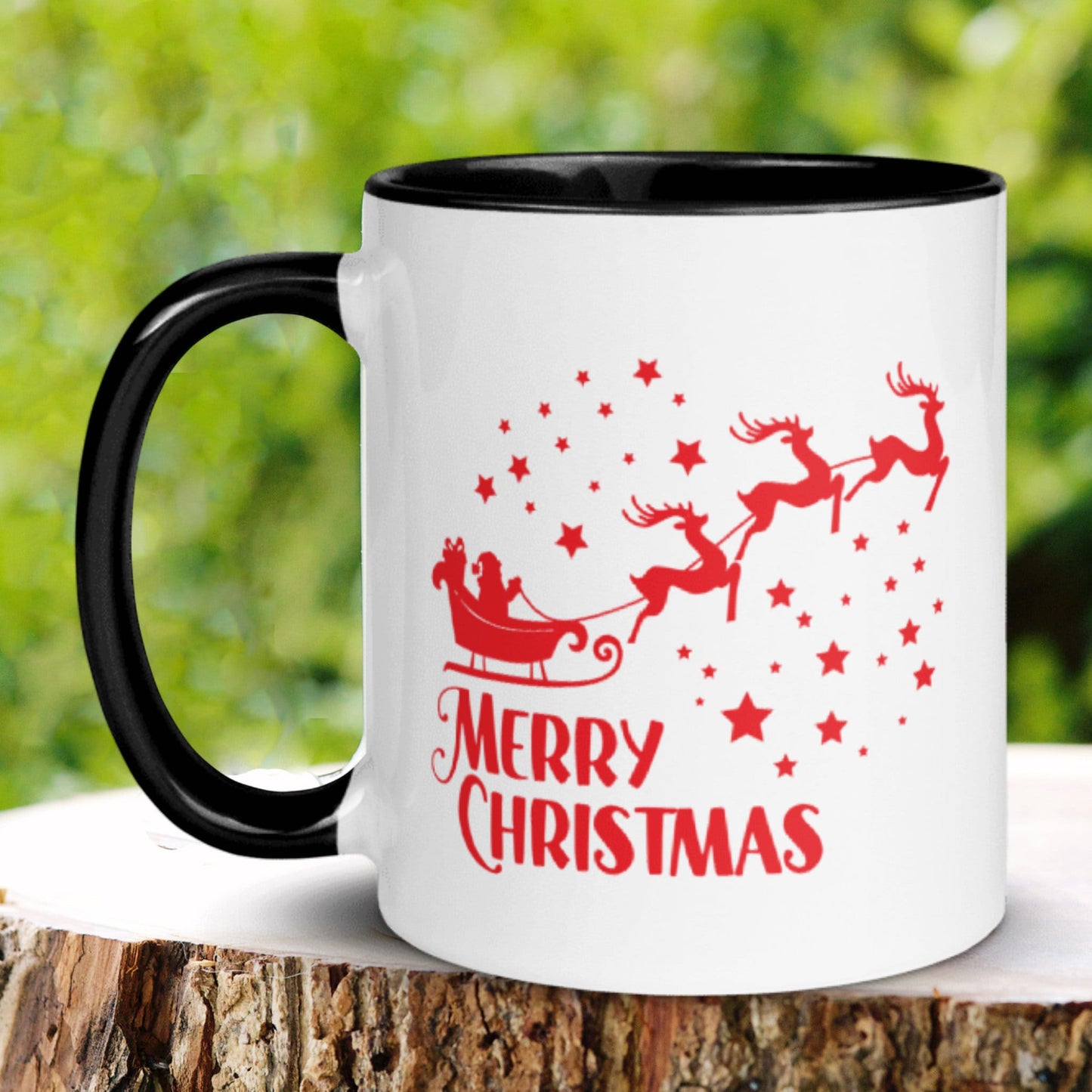 Santa Claus Mug, Santa Sleigh, Christmas Gifts, Christmas Mug - Zehnaria - WINTER HOLIDAY - Mugs