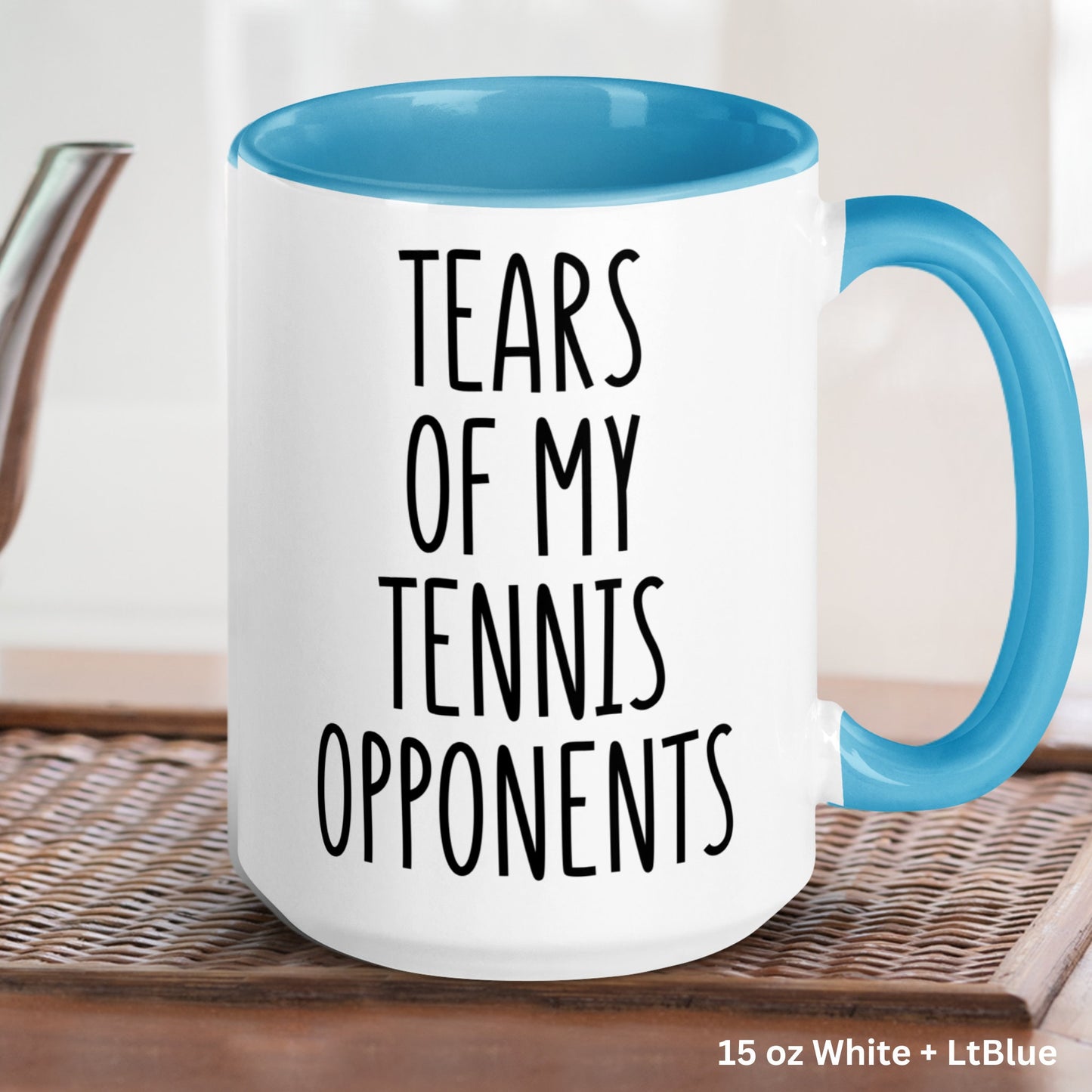 Tennis Mug, Tennis Gifts, Coach Gift, 15oz 11 oz - Zehnaria - HOBBIES & TRAVEL - Mugs