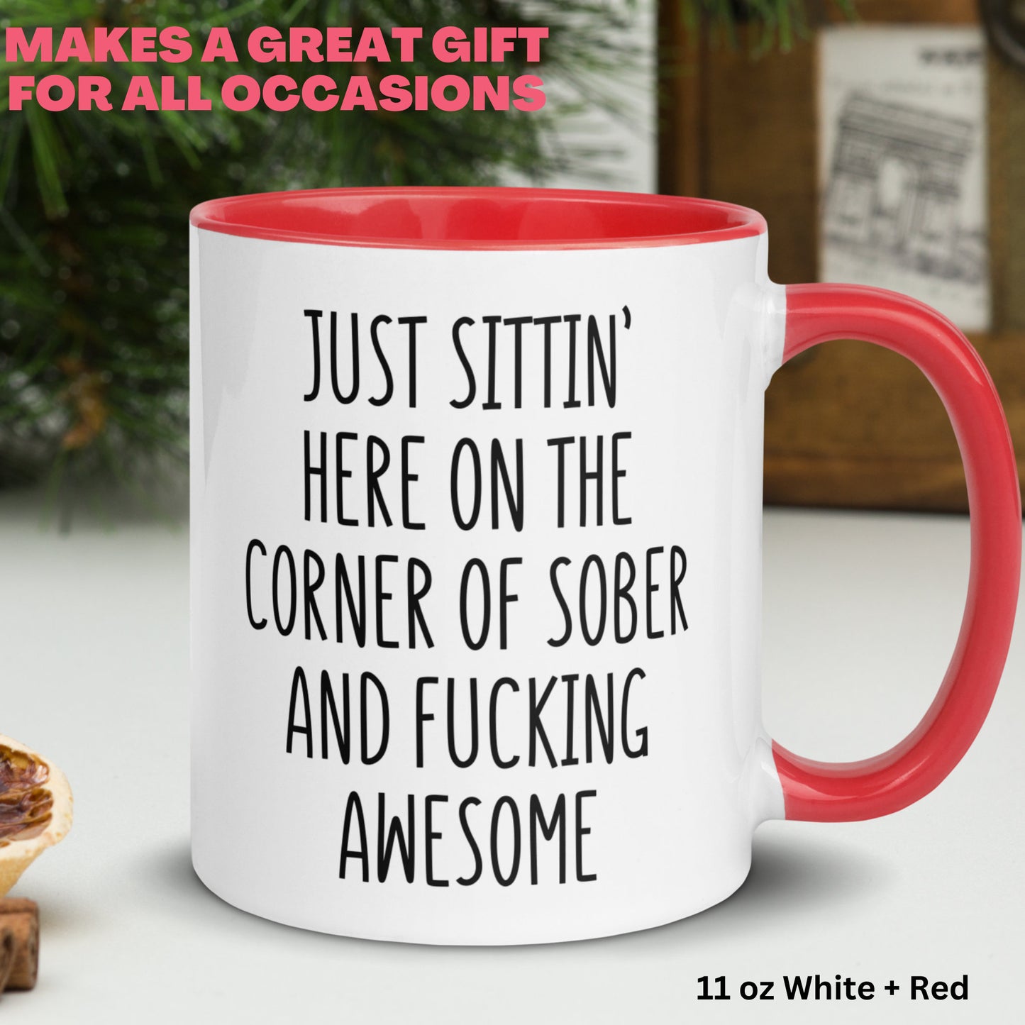 Sobriety Gifts, Sober Mug, Sober Coffee Mug, Sobriety Anniversary Gift - Zehnaria - SOBRIETY - Mugs