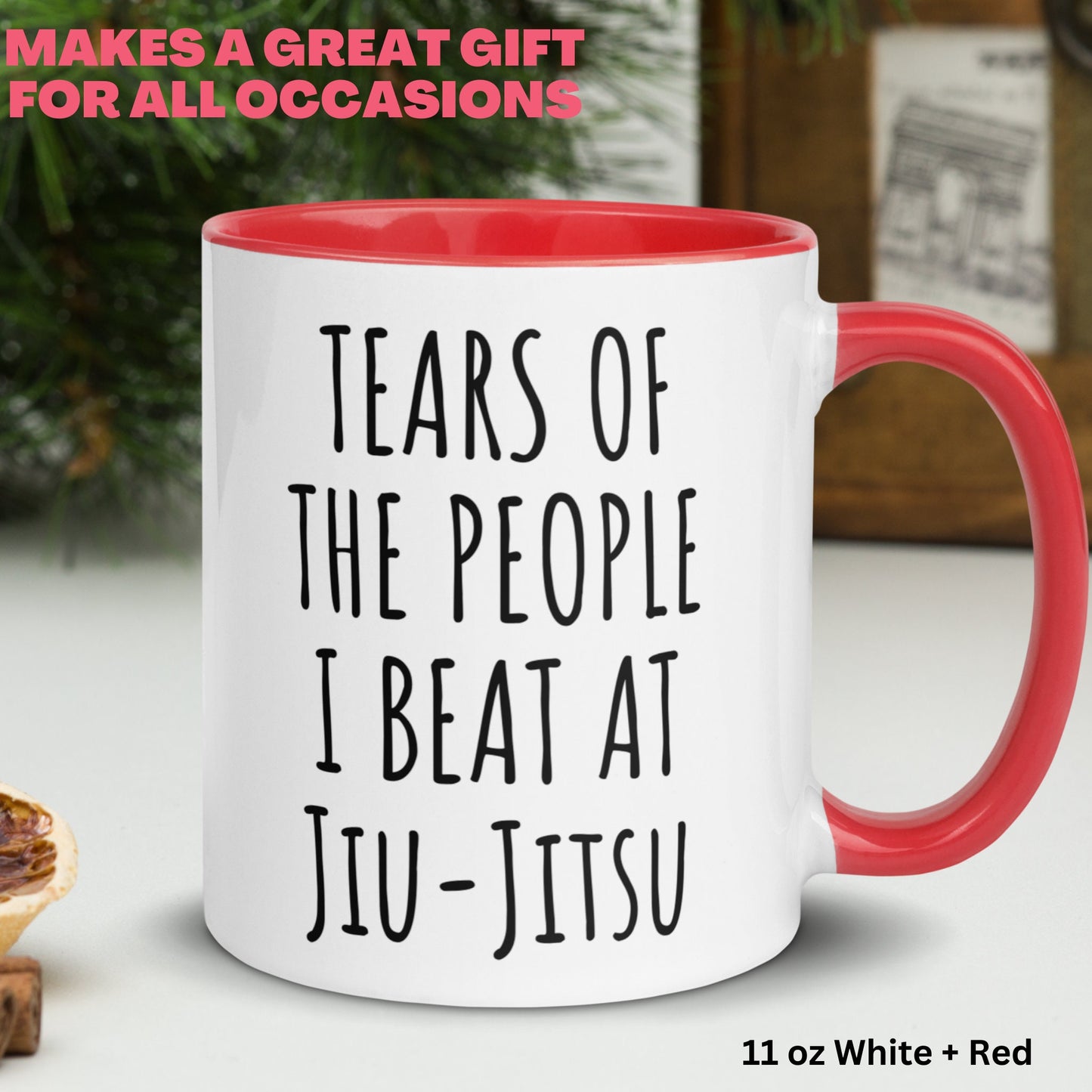 Jiu Jitsu Mug, Martial Arts Gifts, Tears of The People I Beat At Jiu-Jitsu, Jiu Jitsu Gifts - Zehnaria - HOBBIES & TRAVEL - Mugs