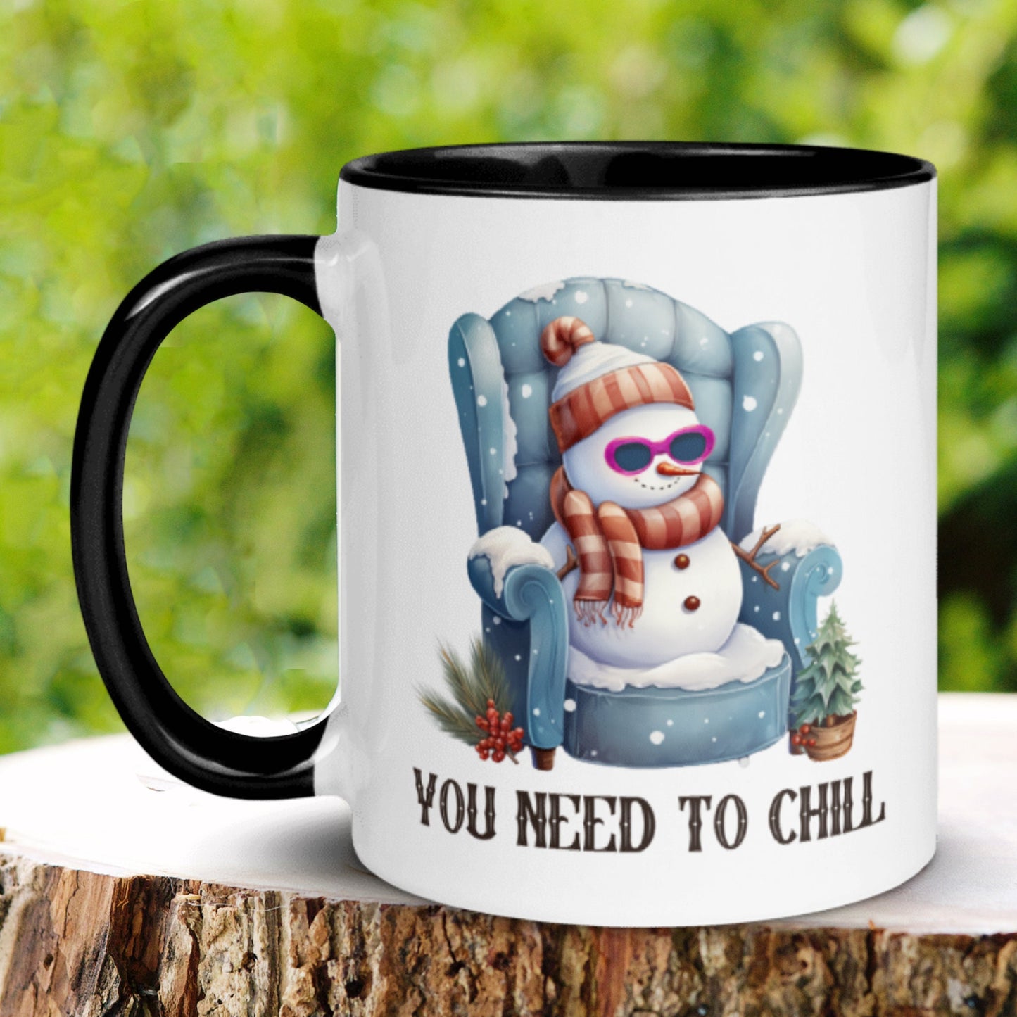 You Need To Chill, Snowman Mug, Anxiety Relief Mug, Christmas Mug - Zehnaria - WINTER HOLIDAY - Mugs