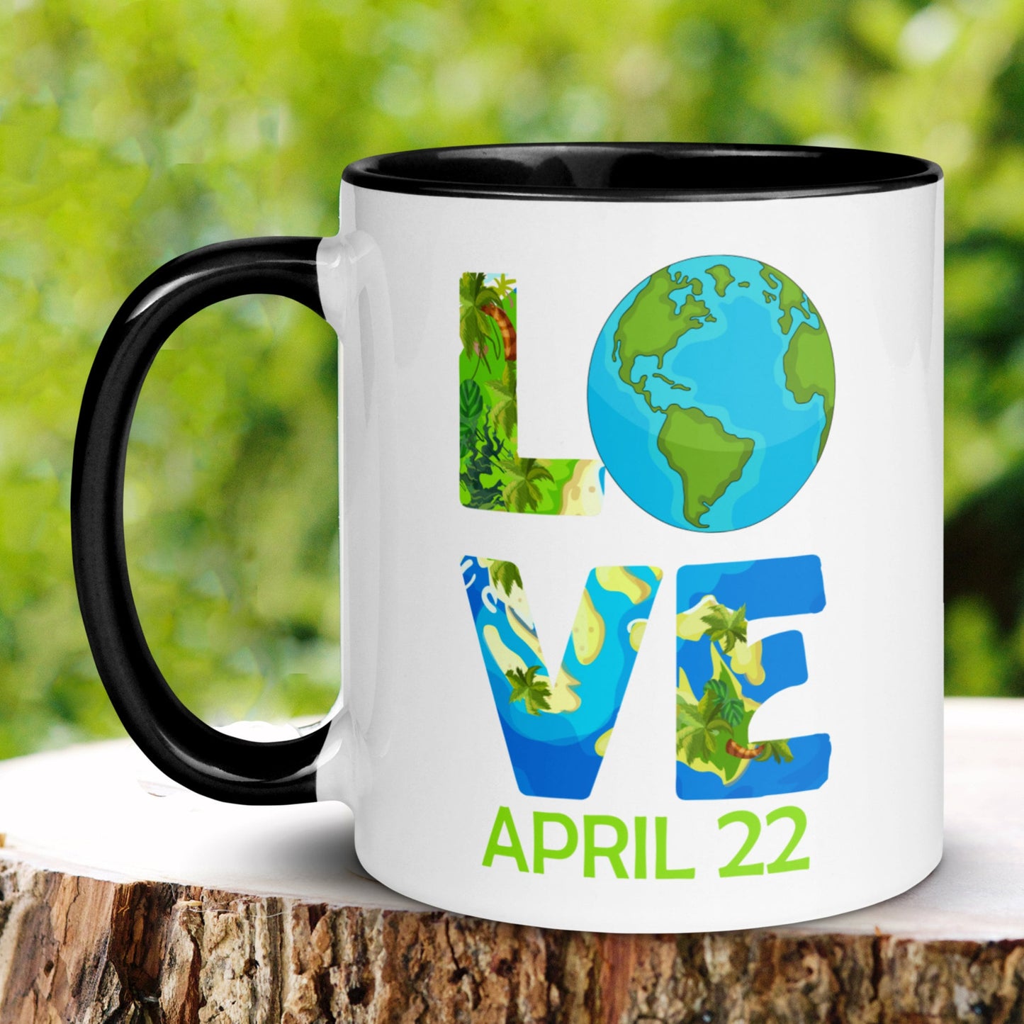 Earth Day Mug, Earth Mug, Love Mug, Mother Earth Coffee Mug - Zehnaria - MORE HOLIDAYS & SEASONS - Mugs