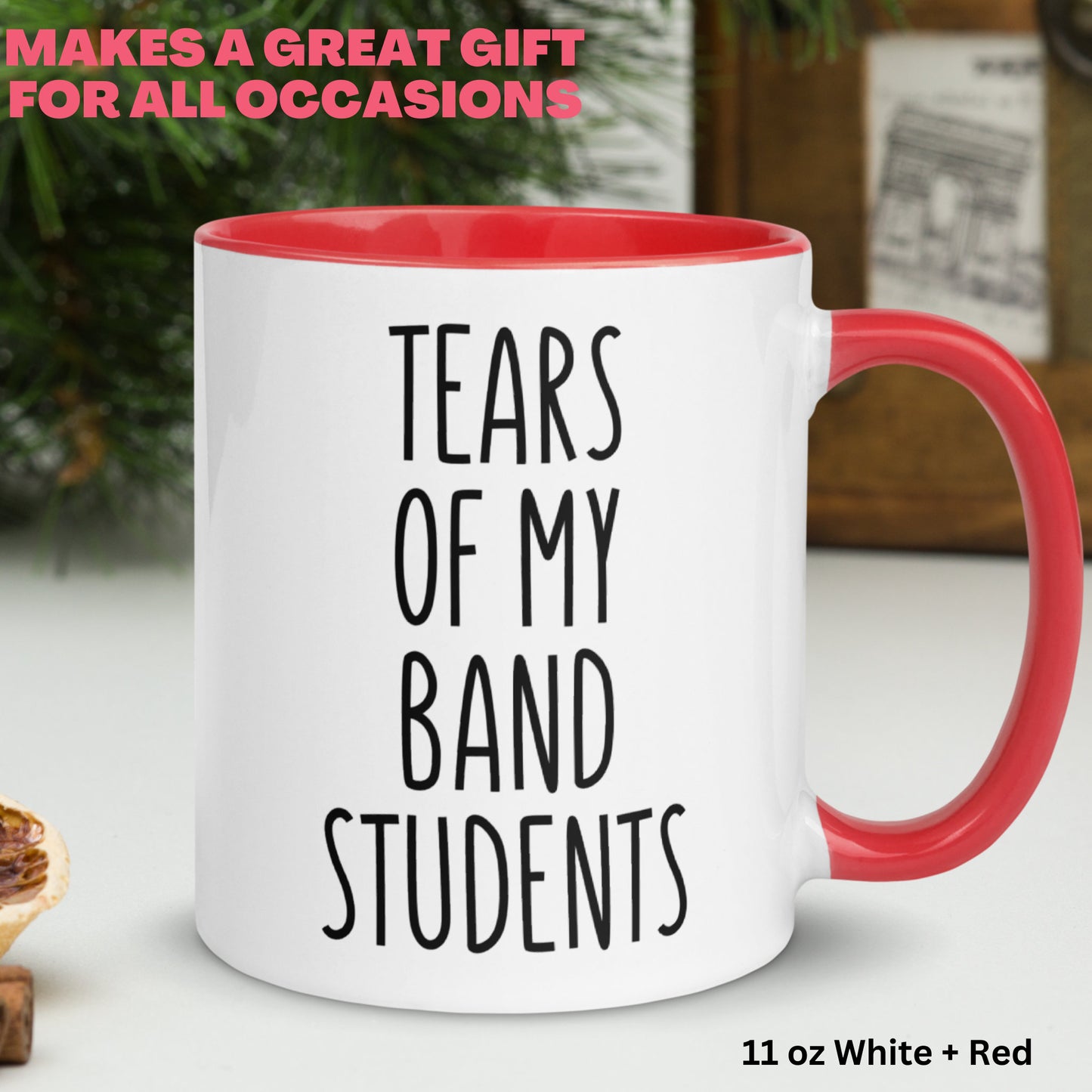 Music Teacher Gifts, 15 oz 11 oz, Band Teacher Mug, Tears of My Band Students - Zehnaria - CAREER & EDUCATION - Mugs