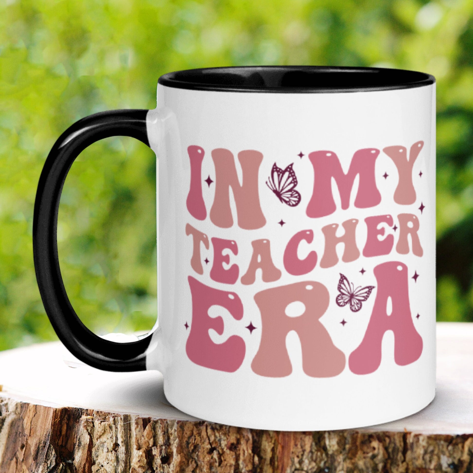 Personalized Teacher Gifts, In My Teacher Era Mug, Retro Teacher Mug, Best Teacher - Zehnaria - CAREER & EDUCATION - Mugs