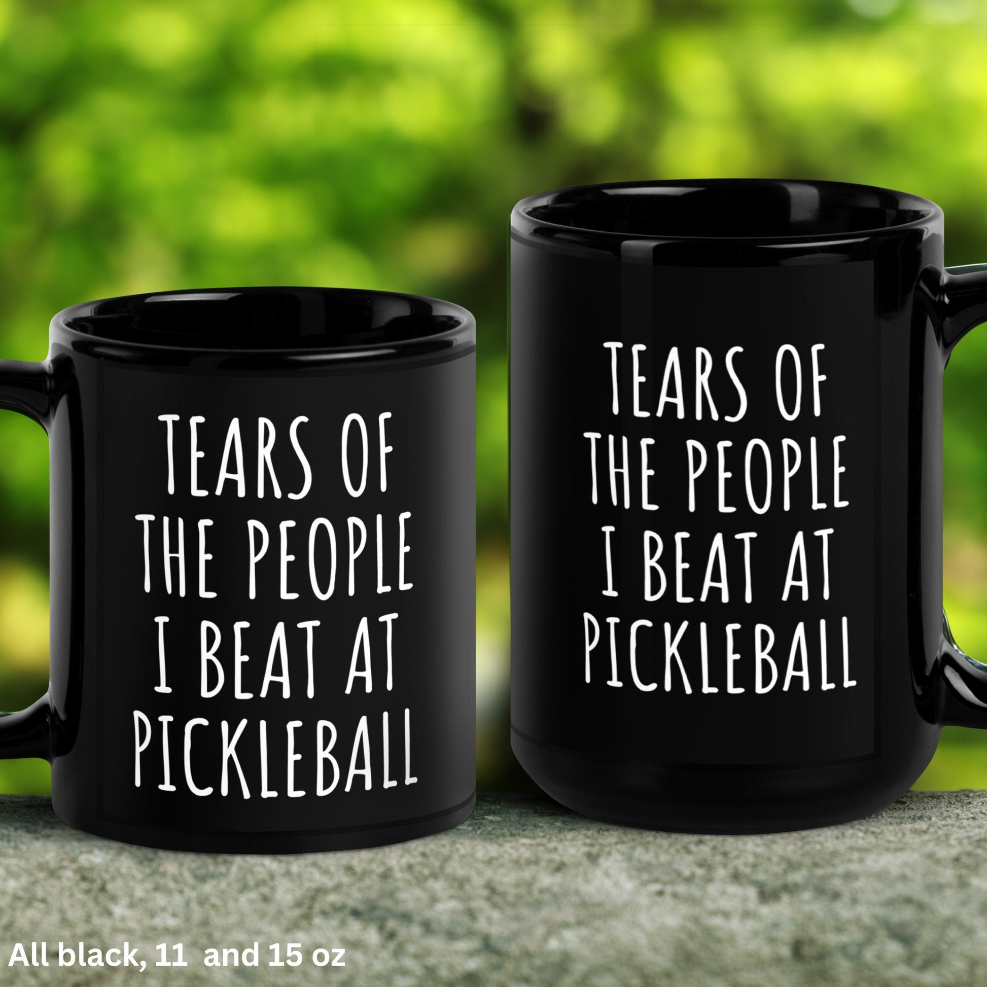 Pickleball Mug, Tears of The People I Beat At Pickleball, Funny Pickleball Gift, Pickleball Queen King - Zehnaria - HOBBIES & TRAVEL - Mugs