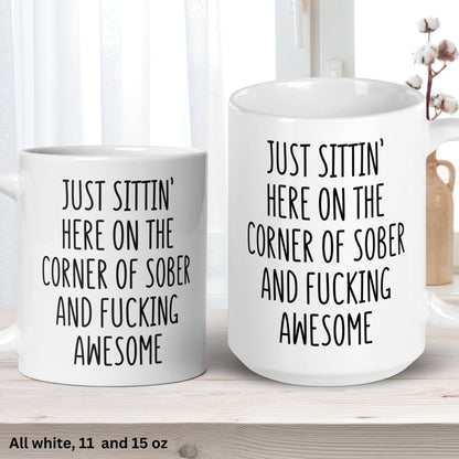 Sobriety Gifts, Sober Mug, Sober Coffee Mug, Sobriety Anniversary Gift - Zehnaria - SOBRIETY - Mugs