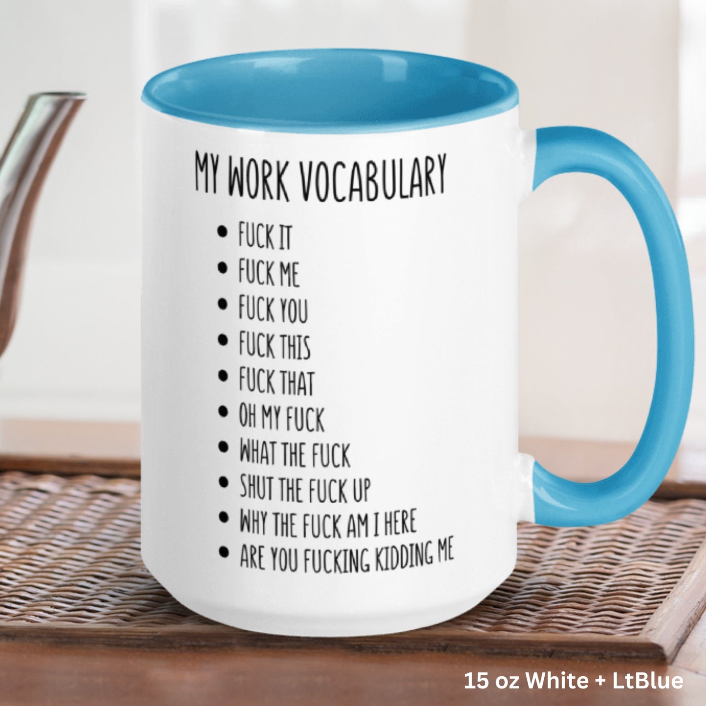 Funny Gifts, Office Mug, Work Mug, Sarcastic Mug - Zehnaria - OFFICE & WORK - Mugs