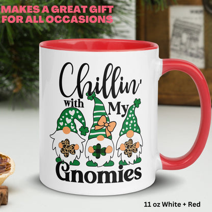 Garden Gnome Mug, St Patricks Day Gifts, Irish Coffee Mug, Saint Patricks Day Gnomes, Funny St. Patrick, Shamrock Clover, Good Luck Mug 1415 - Zehnaria - MORE HOLIDAYS & SEASONS - Mugs