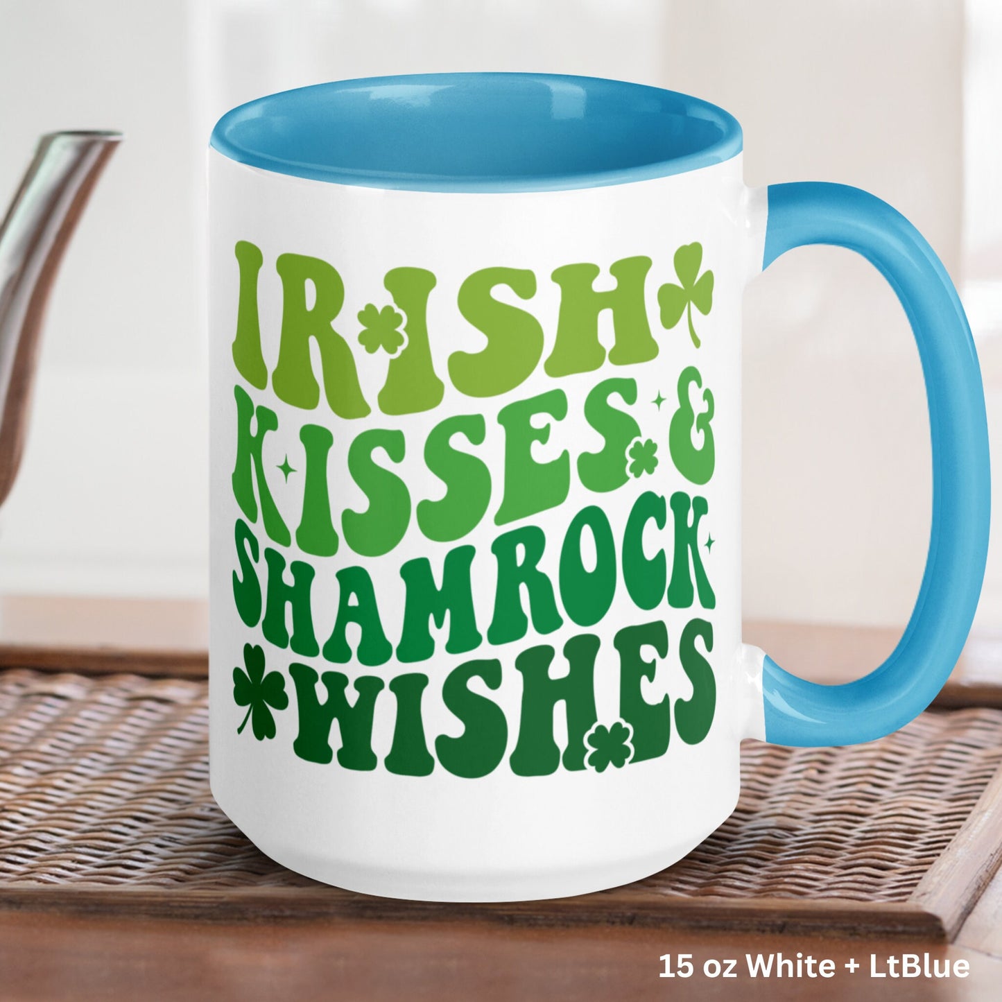 St Patricks Day Mug, Irish Mug, Retro Coffee Mug, Saint Patrick's Day Gifts, Funny Mug, Shamrock Clover, Lucky Mug, Saint Patrick Day, 1414 - Zehnaria - MORE HOLIDAYS & SEASONS - Mugs