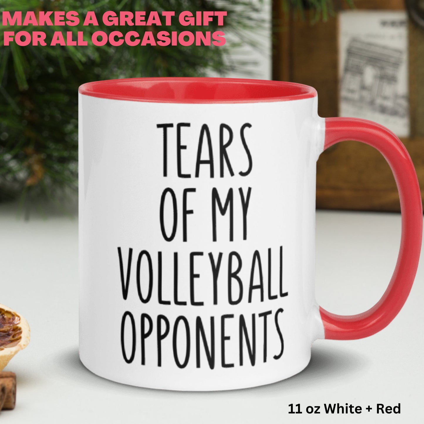 Volleyball Gifts, Volleyball Coffee Mug, 15 oz 11 oz, Volleyball Coach Gifts - Zehnaria - HOBBIES & TRAVEL - Mugs