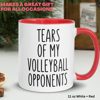 Volleyball Gifts, Volleyball Coffee Mug, 15 oz 11 oz, Volleyball Coach Gifts - Zehnaria - HOBBIES & TRAVEL - Mugs