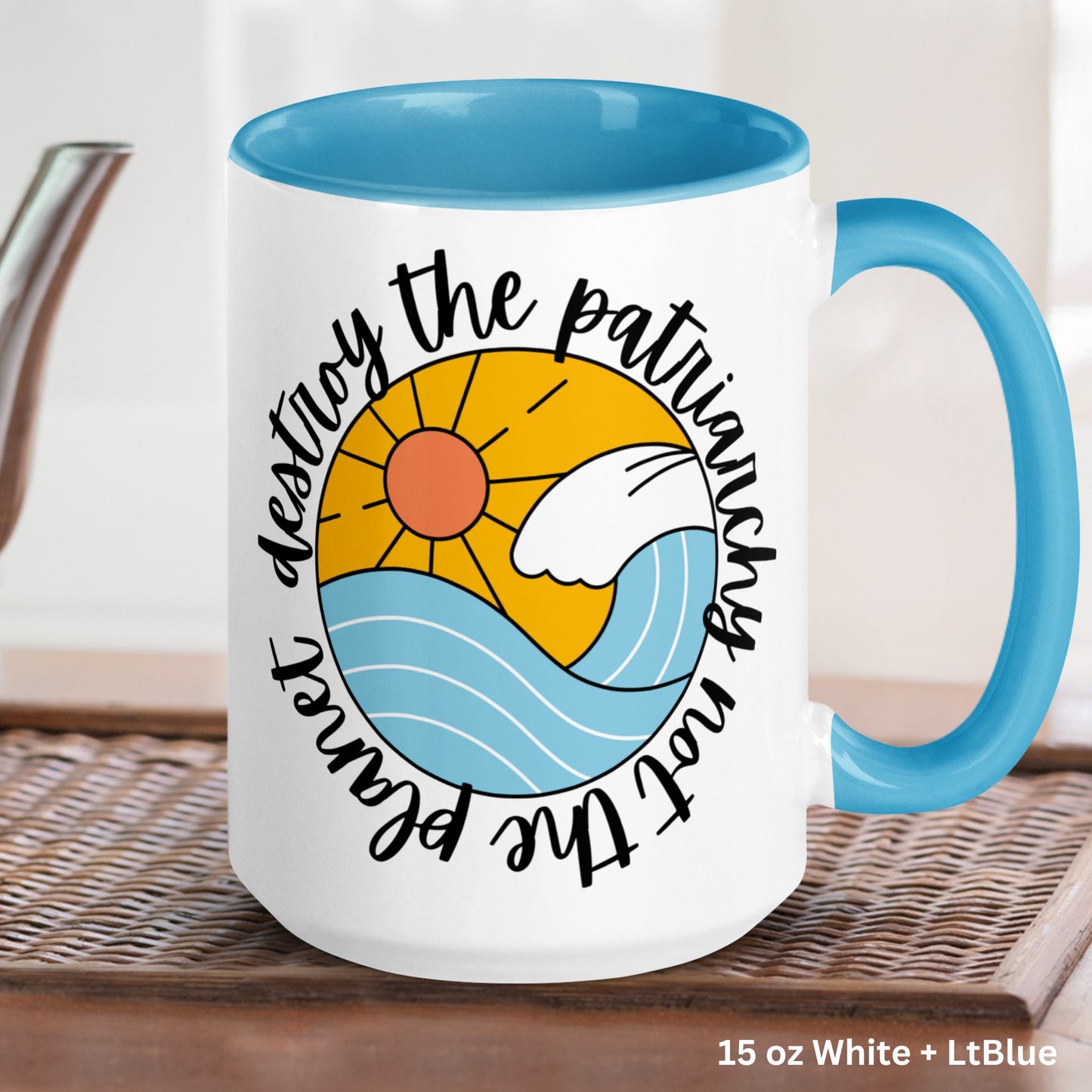 Earth Day, Earth Day Gifts, Destroy The Patriarchy, Mother Earth Coffee Mug, Happy Earth Day Gift, Environmentalist, Save The Planet, 1422 - Zehnaria - MORE HOLIDAYS & SEASONS - Mugs