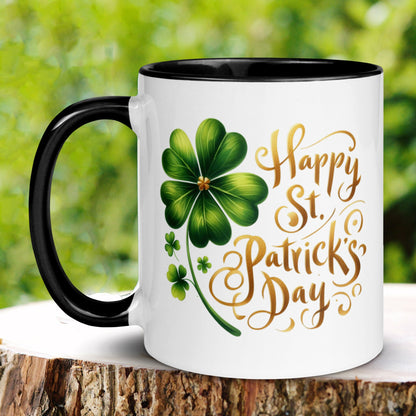 Happy St Patricks Day Mug, Saint Patrick's Day Gift, Irish Coffee Mug, Shamrock Clover Mug, Lucky Mug, Saint Patrick Day, Holiday Gifts 1428 - Zehnaria - MORE HOLIDAYS & SEASONS - Mugs