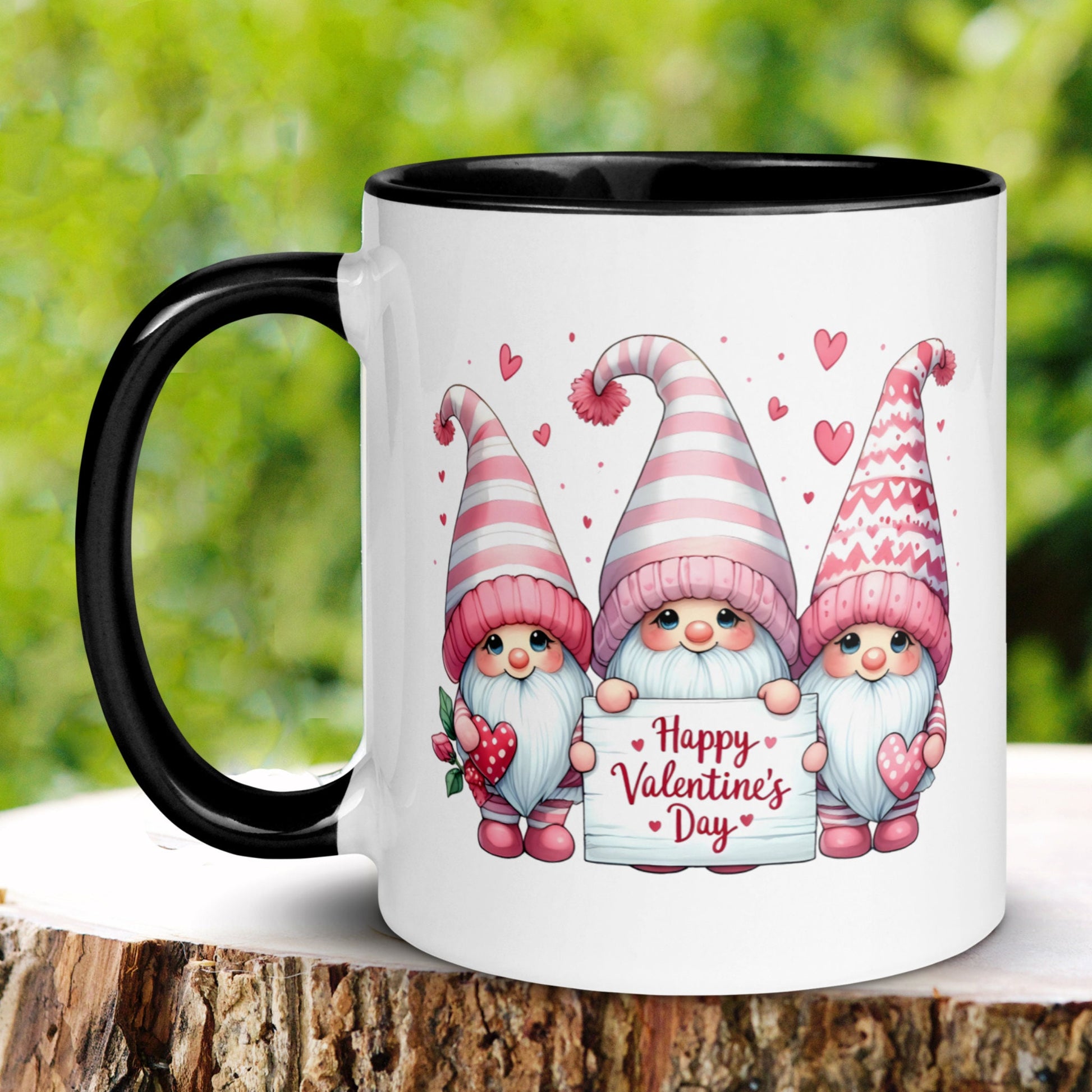 Valentines Day Gifts, Gnomes Mug, Garden Gnome Gifts, Happy Valentines Day, Love Mug, Love Gift, Valentine Gnome, Valentines Coffee Mug 1433 - Zehnaria - MORE HOLIDAYS & SEASONS - Mugs