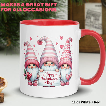 Valentines Day Gifts, Gnomes Mug, Garden Gnome Gifts, Happy Valentines Day, Love Mug, Love Gift, Valentine Gnome, Valentines Coffee Mug 1433 - Zehnaria - MORE HOLIDAYS & SEASONS - Mugs