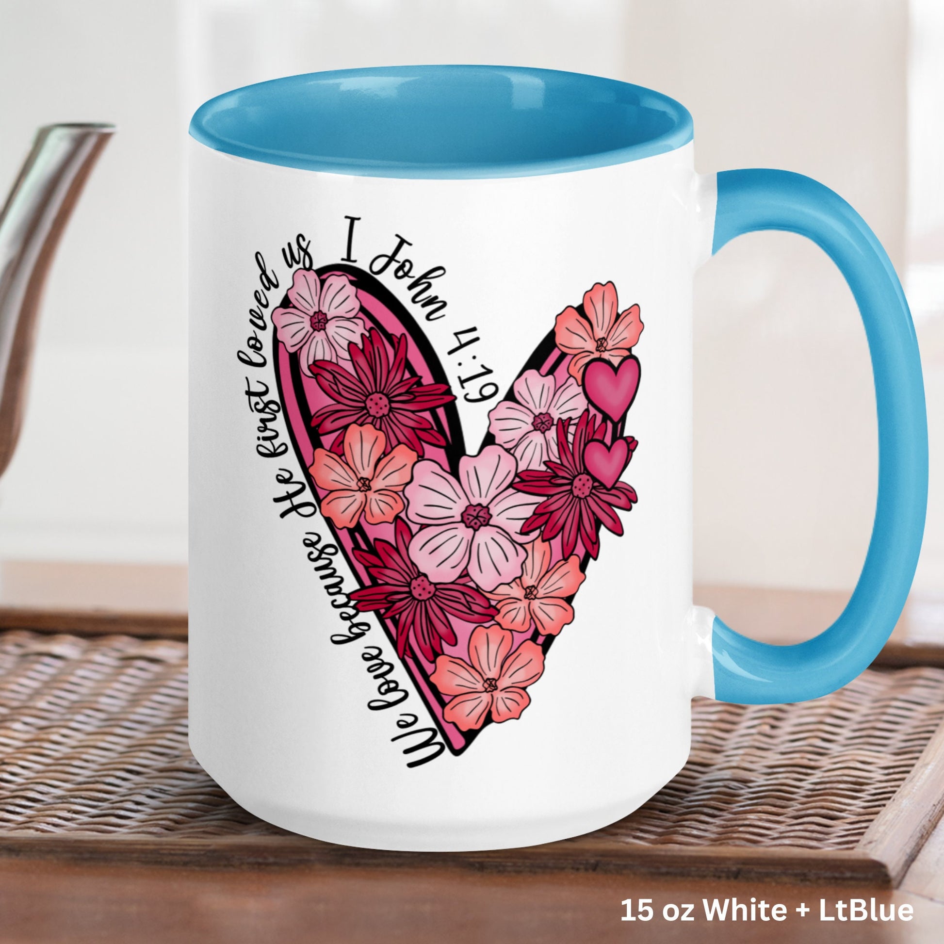 Christian Gifts, Christian Mugs, Christian Coffee Mug, Valentines Mug - Zehnaria - FAITH AND RELIGION - Mugs