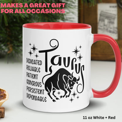 Taurus Mug, Zodiac Mug, April May Birthday Mug, Taurus Zodiac Mug - Zehnaria - BIRTHDAY & ZODIAC - Mugs