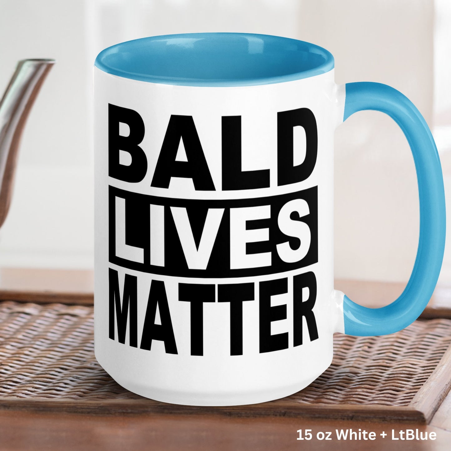 Dad Gifts, Bald Lives Matter, Fathers Day Gifts, Gifts For Dad - Zehnaria - FUNNY HUMOR - Mugs